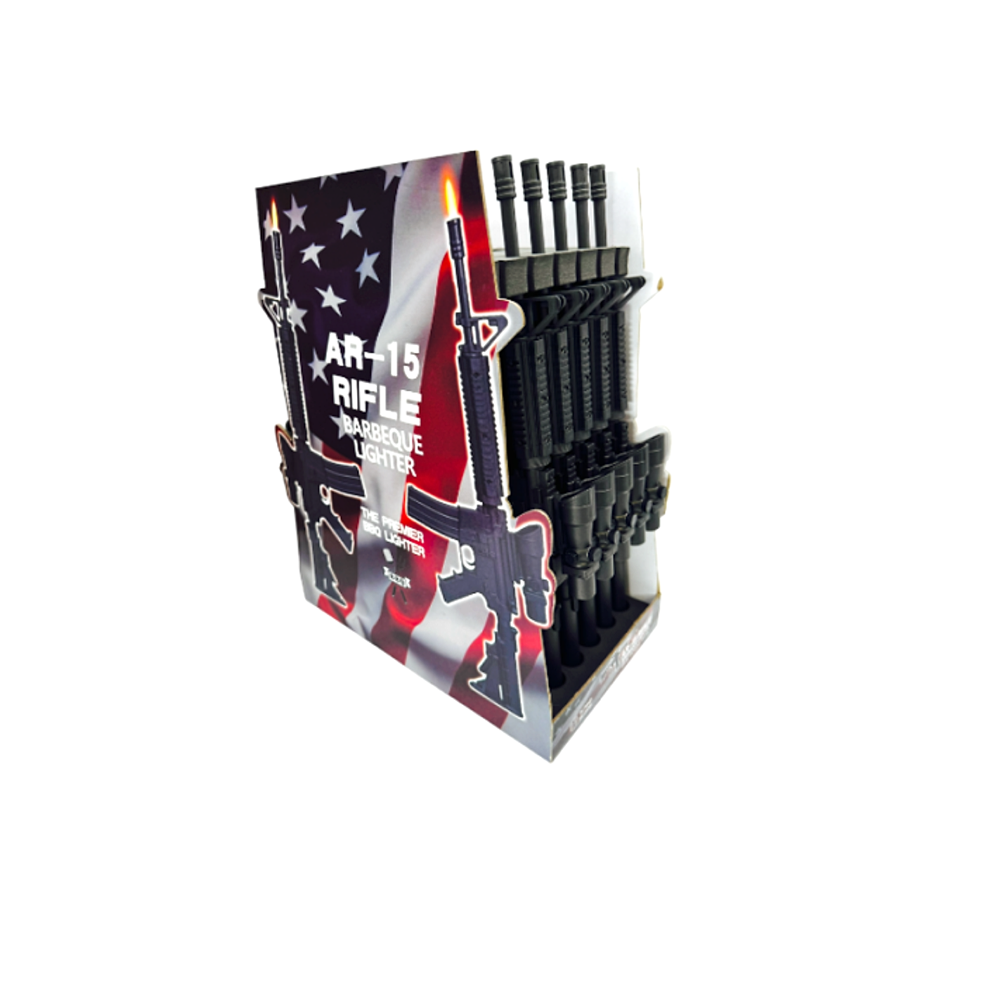 Techno AR-15 Rifle Barbeque Lighter - 12ct