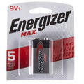Energizer Max Alkaline Batteries - 9V1 - 12ct
