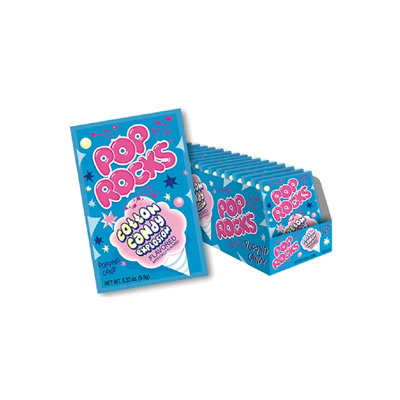 Pop Rocks Popping Candy - Cotton Candy  - 10g -24ct