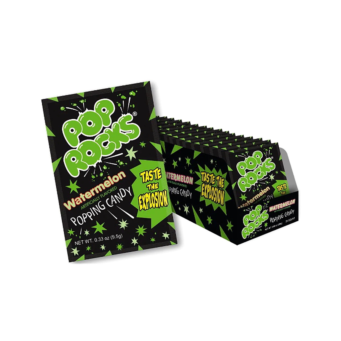 Pop Rocks Popping Candy - Watermelon - 10g -24ct