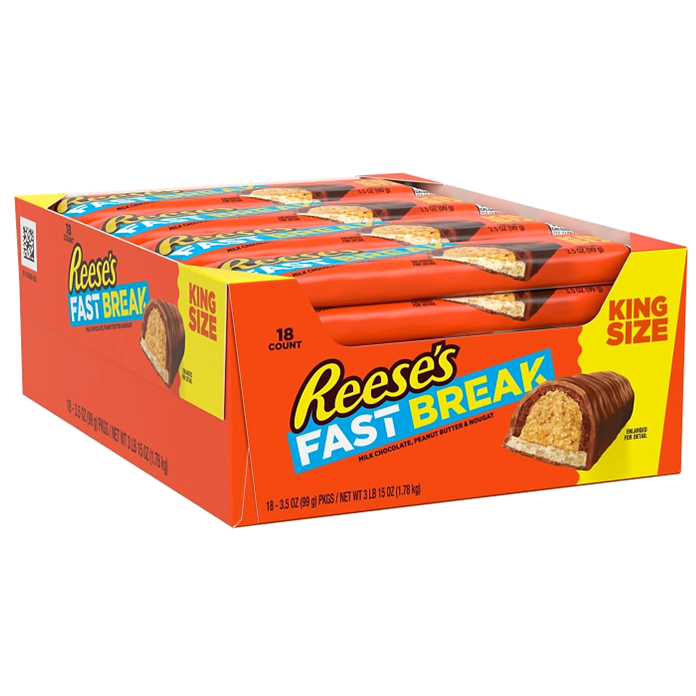 Reese's Fast Break King Size Bar 99g - 18ct