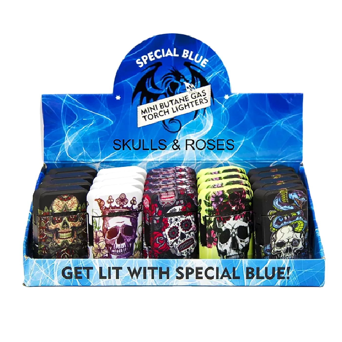 Special Blue - Skulls & Roses- 20ct