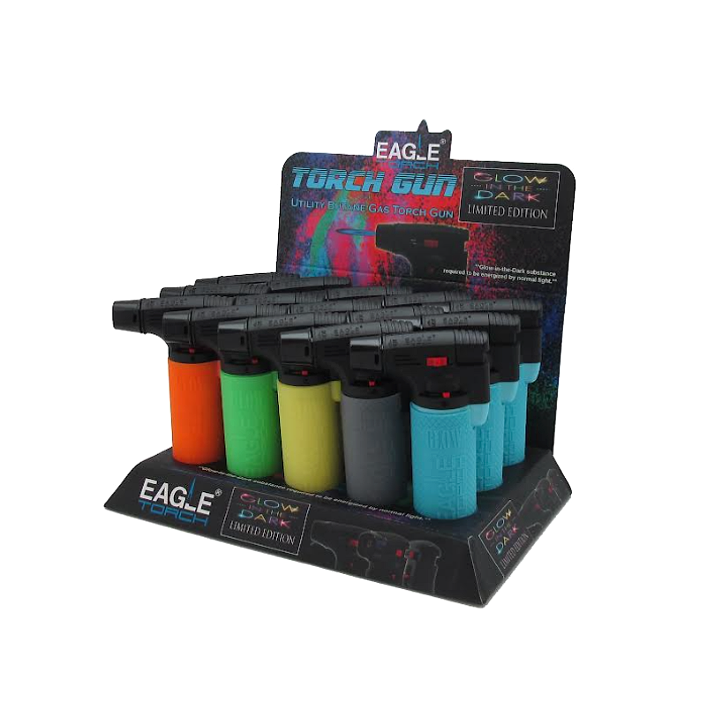 Eagle Torch Gun- Glow In the Dark- 15ct