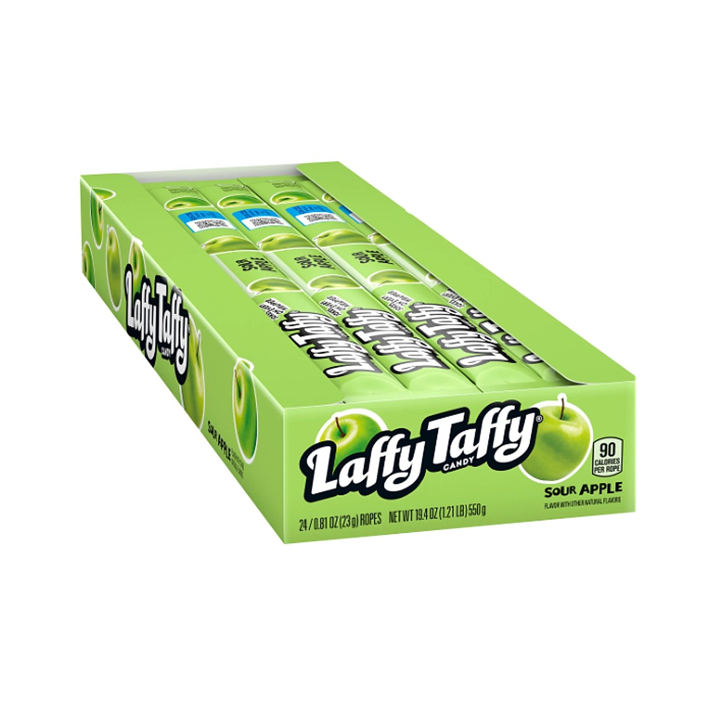 Laffy Taffy Rope Candy - Sour Apple - 23g -24ct