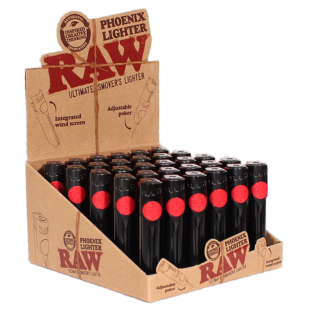 Raw Phoenix Lighter - 30ct - Black