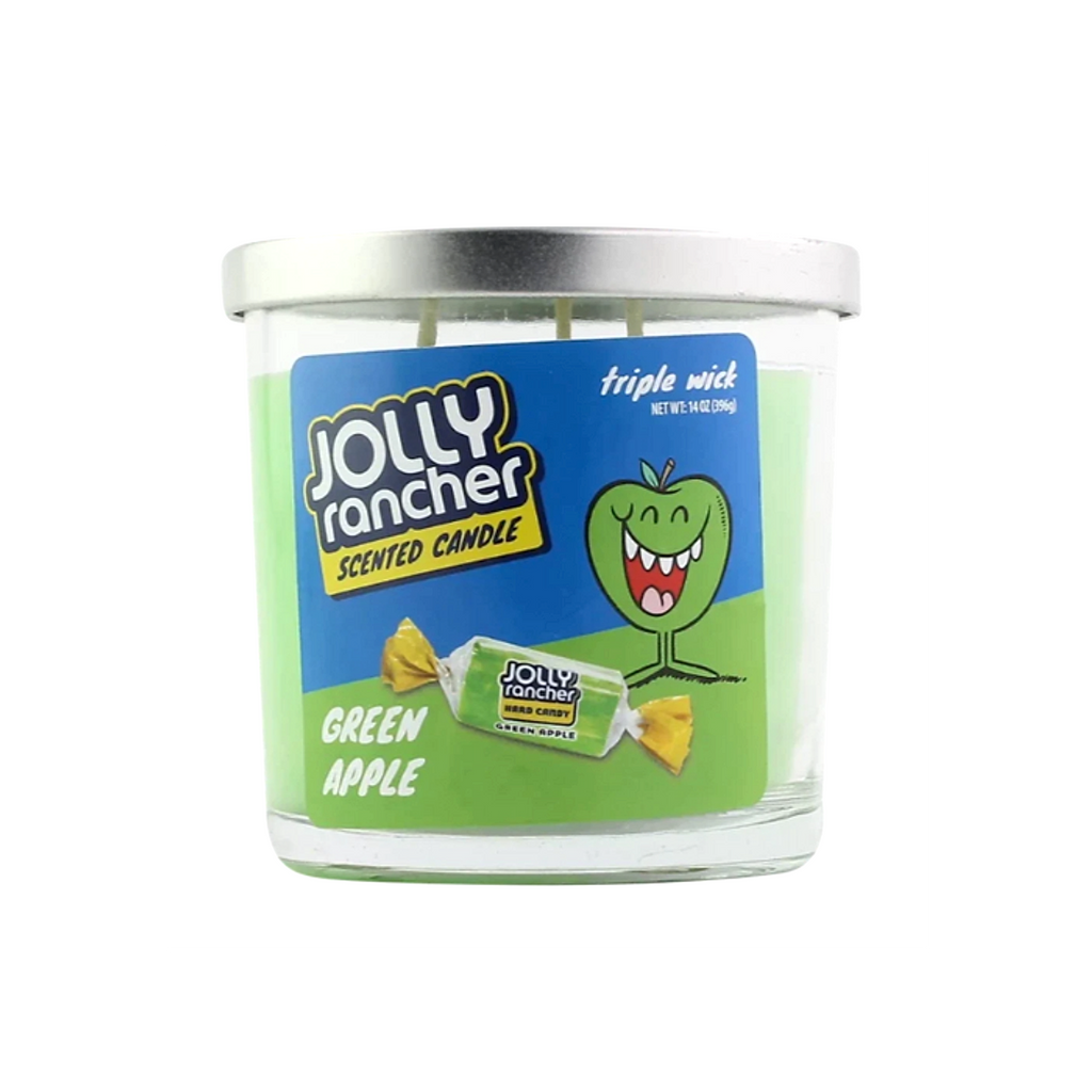 Jolly Rancher Green Apple 3 Wick Scented Candle - 14oz