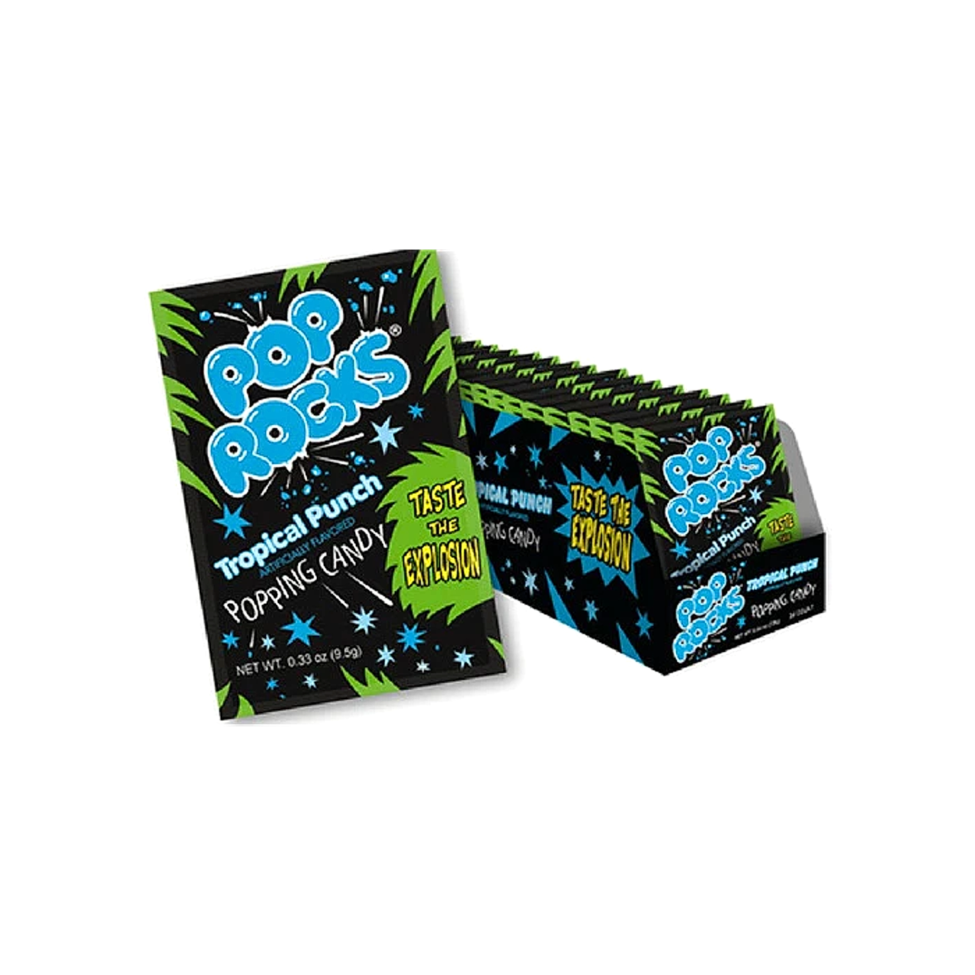 Pop Rocks Popping Candy - Tropical Punch - 10g -24ct