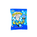 Warheads Blue Raspberry Cubes Peg Bags - 128g -12ct