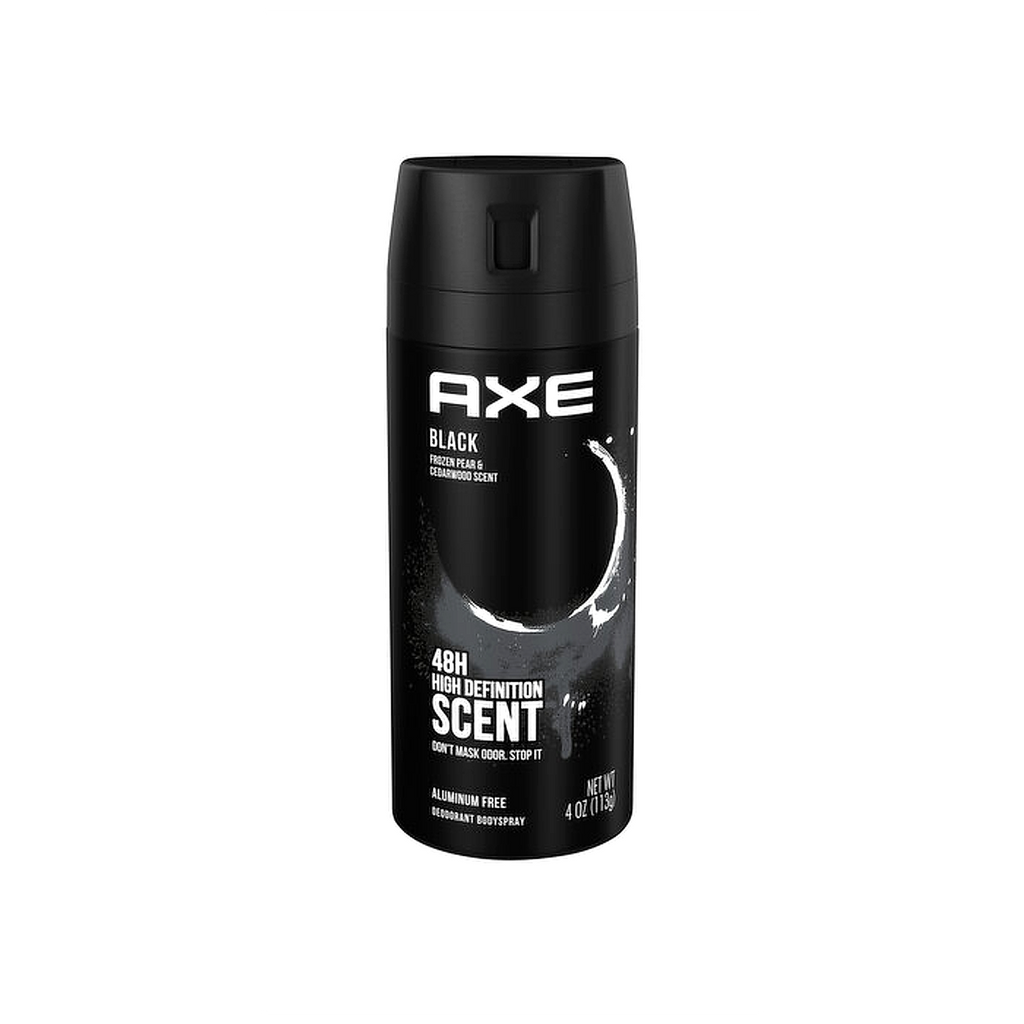 Axe Body Spray- Black -150ml -6ct