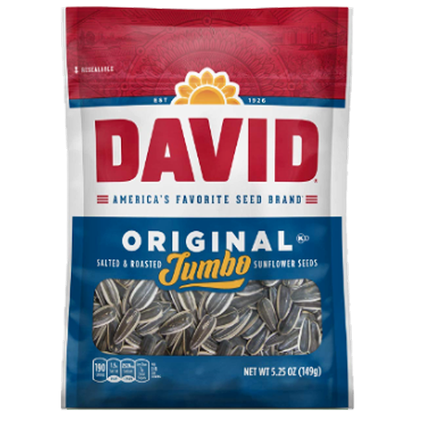 David Jumbo Seeds 149g - Original - 12ct