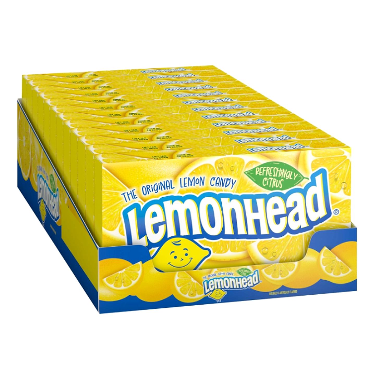 Lemonhead Original Lemon Candy Theatre Box 142g - 12ct