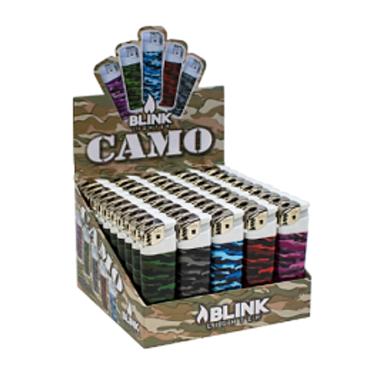 Blink - Camo  Lighters - 50ct
