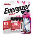 Energizer Max Alkaline Batteries - AAA4 - 12ct