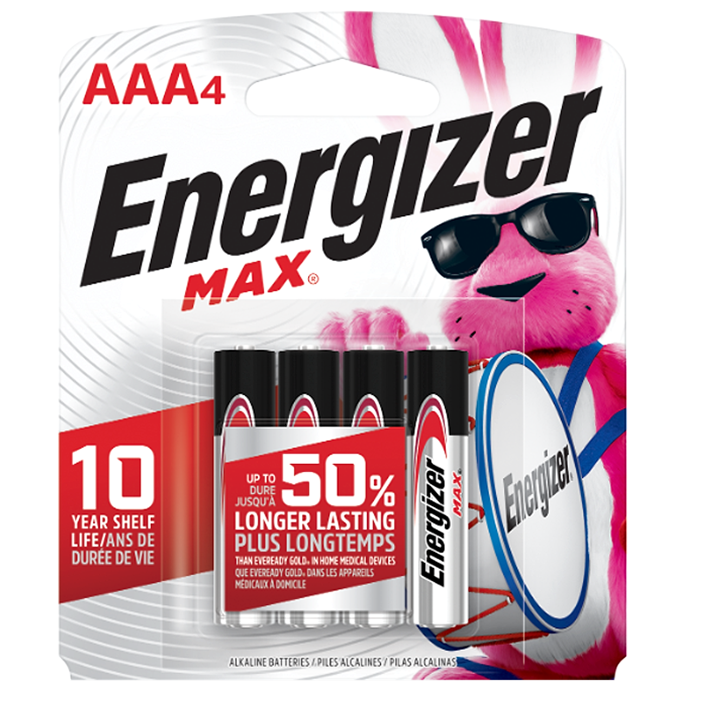 Energizer Max Alkaline Batteries - AAA4 - 12ct