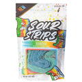 Sour Strips Candy Peg Bag - Rainbow - 97g -12ct