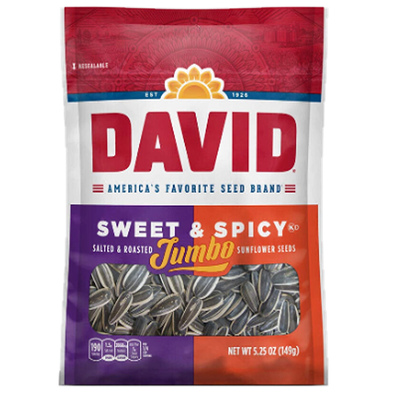David Jumbo Seeds 149g - Sweet & Spicy - 12ct
