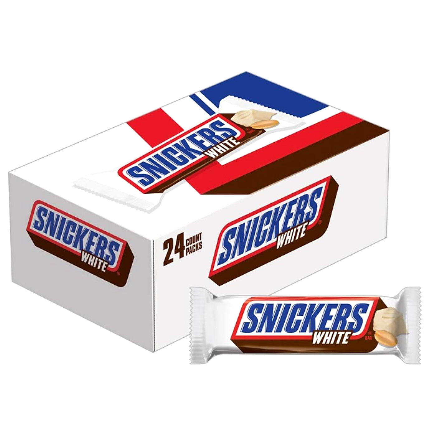 SNICKERS 2 White King Size Bar 80g - 24ct