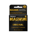 TROJAN - Magnum Large Size  Original Condoms - 6ct/3ea'
