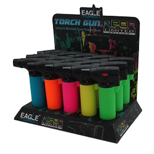 Eagle Torch Gun- Neon- 15ct
