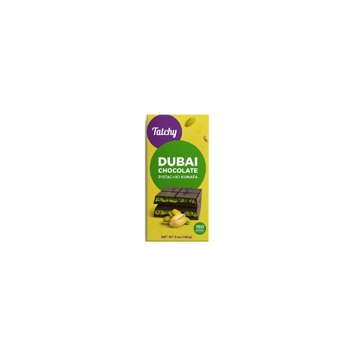 Tatchy Dubai Chocolate - Pistachio kunafa - 6ct