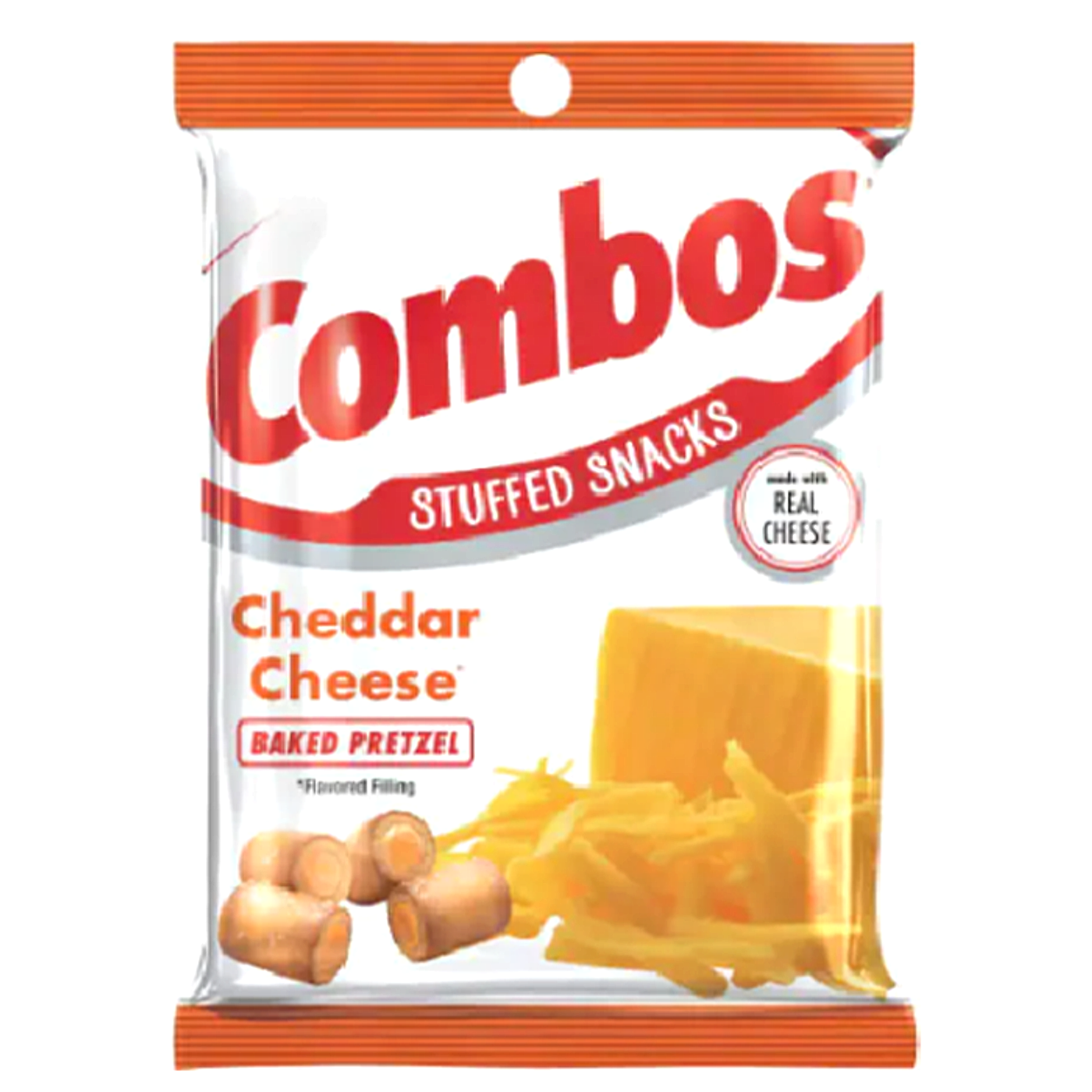 Combos Stuffed Snacks (Baked Pretzel) - Cheddar Cheese - 178g -12ct