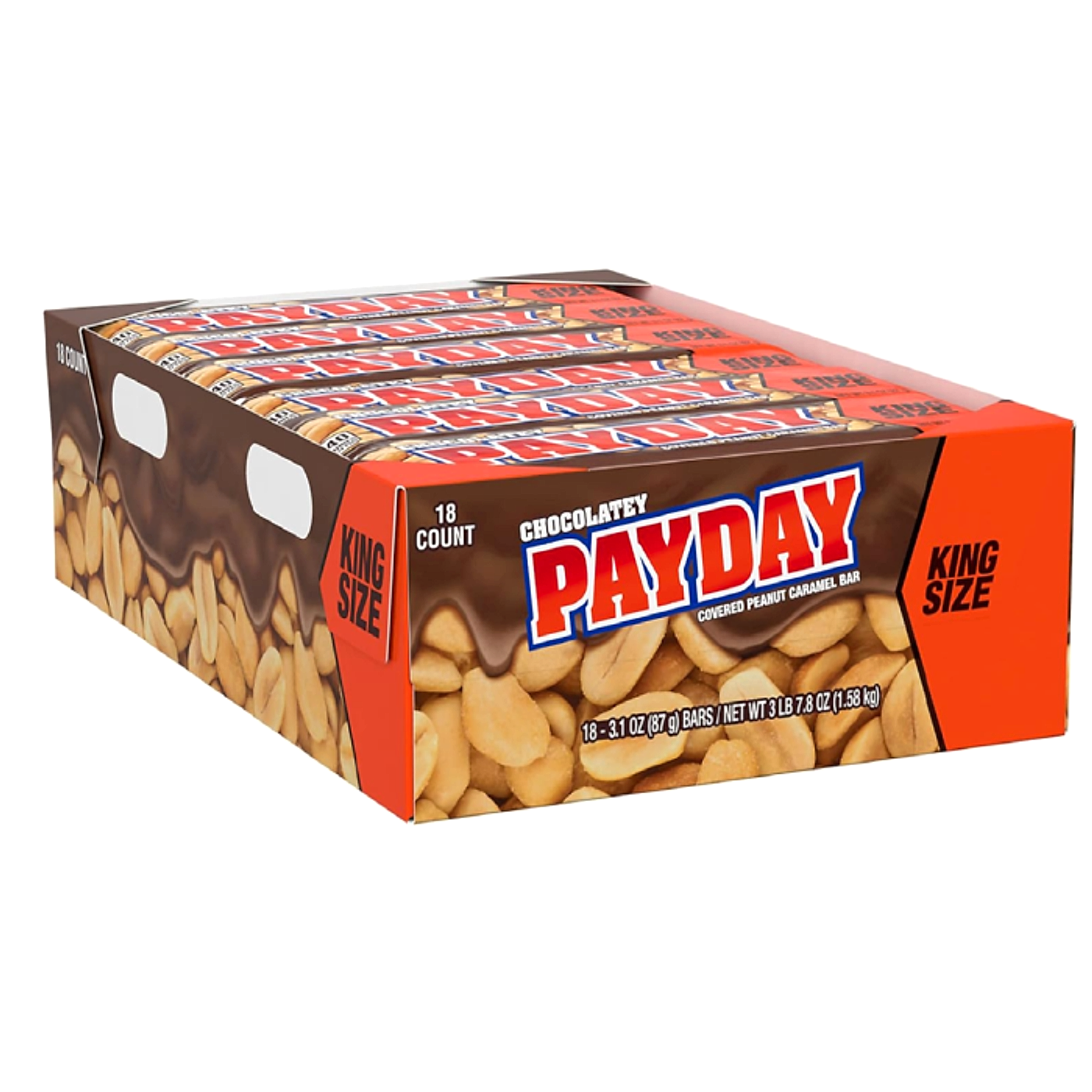 Payday Chocolate King Size Bar 88g - 18ct