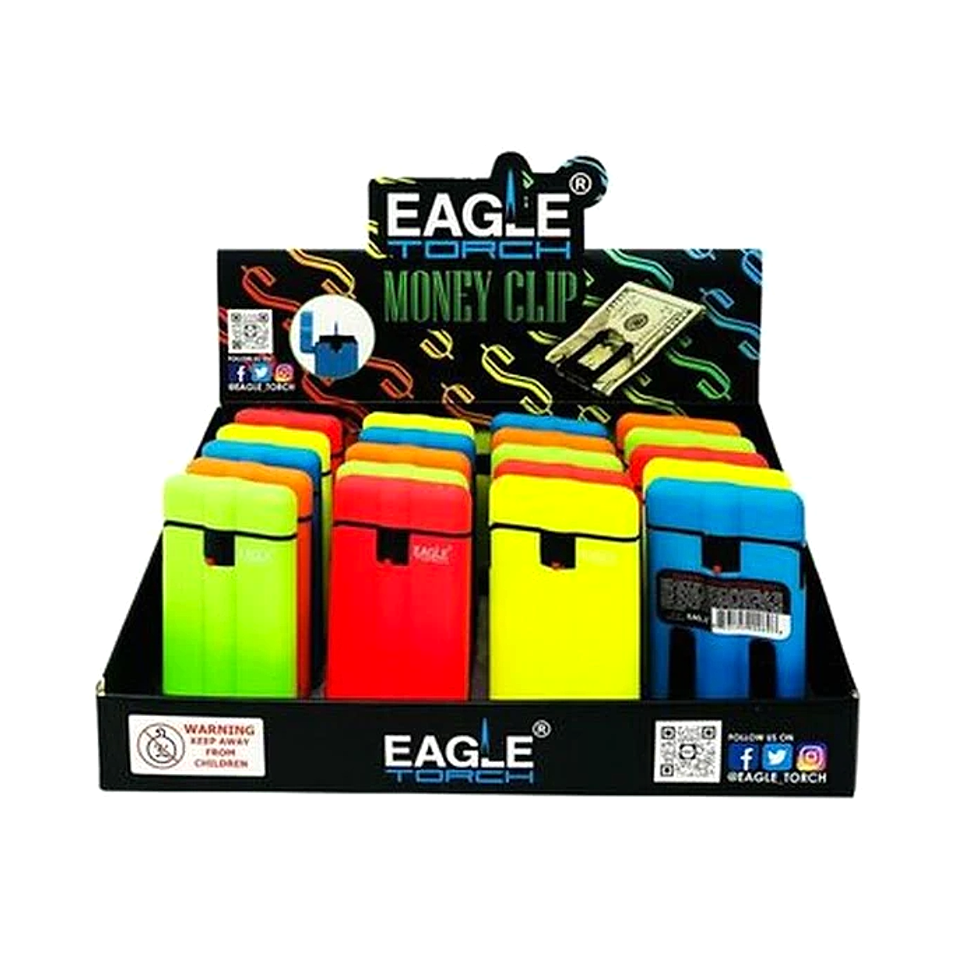 Eagle Torch - Money Clip- 20ct