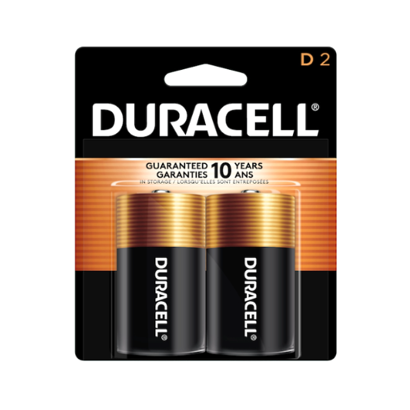 Duracell Coppertop Alkaline Battery - D 2pack - 6ct