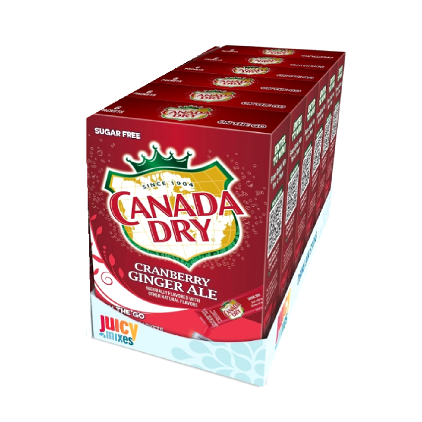 Canada Dry Drink Mix - Cranberry Ginger ALE - 6ct/6pk