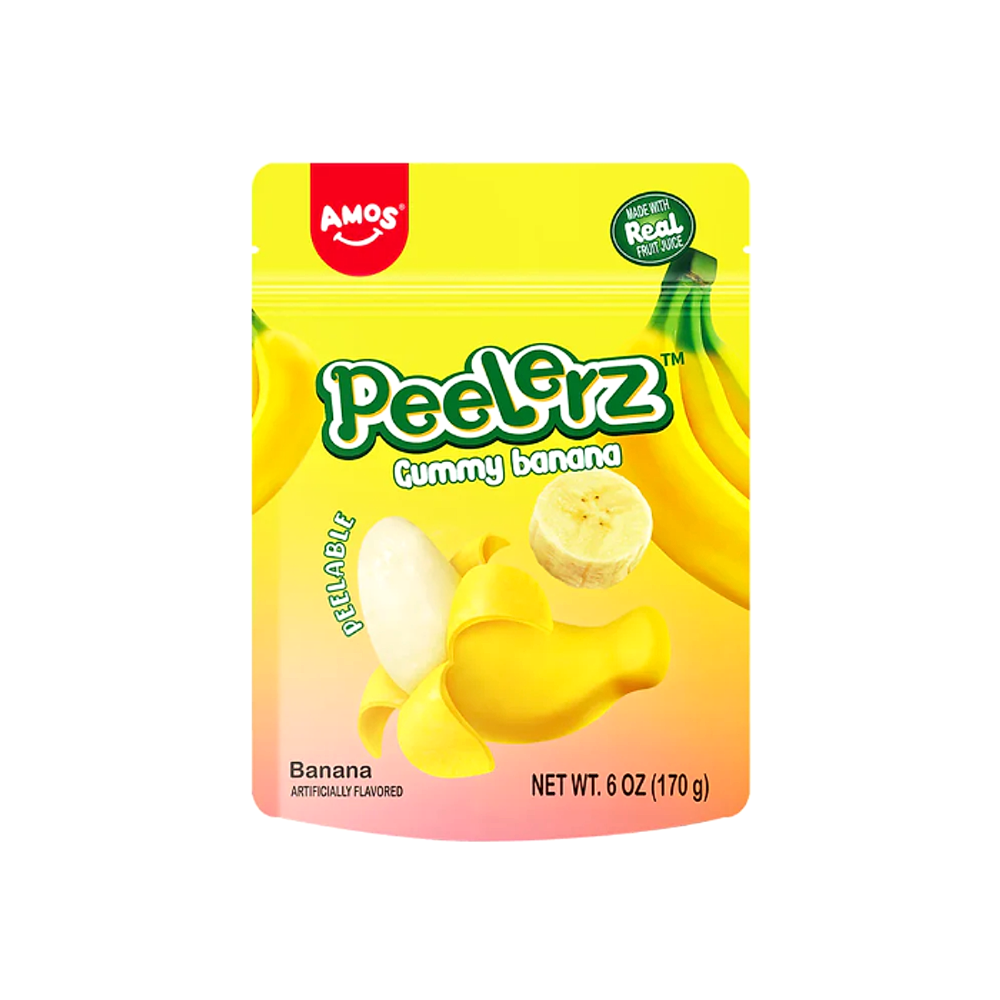Peelerz Gummy Candy - Banana - 12ct