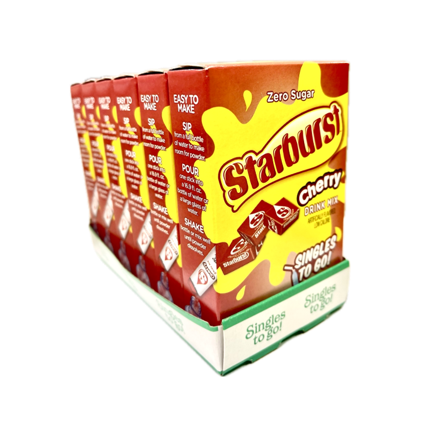 Starburst Zero Sugar Drink Mix- Cherry - 6ct/6pk