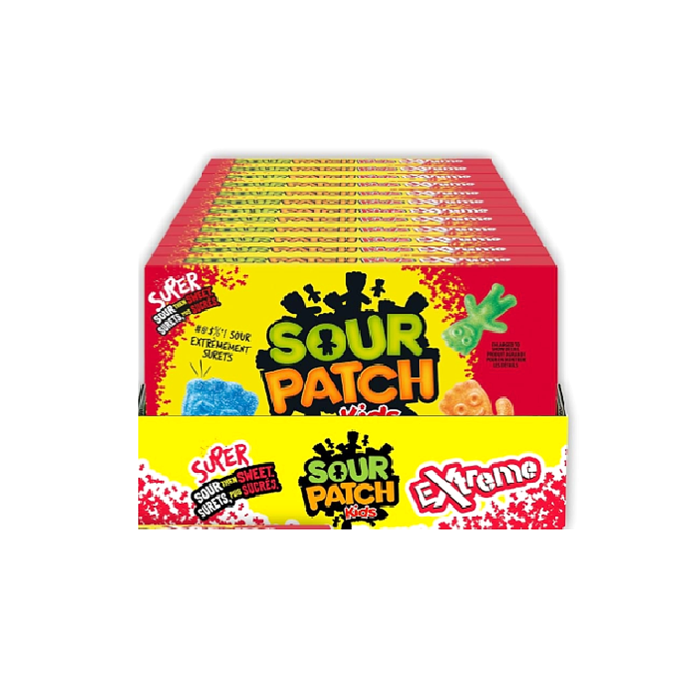 Sour Patch Kids Candy Theatre Box - Extreme - 100g -12ct