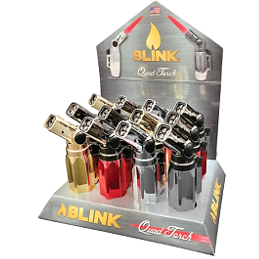 Blink Torch Lighter- Quad- 12ct