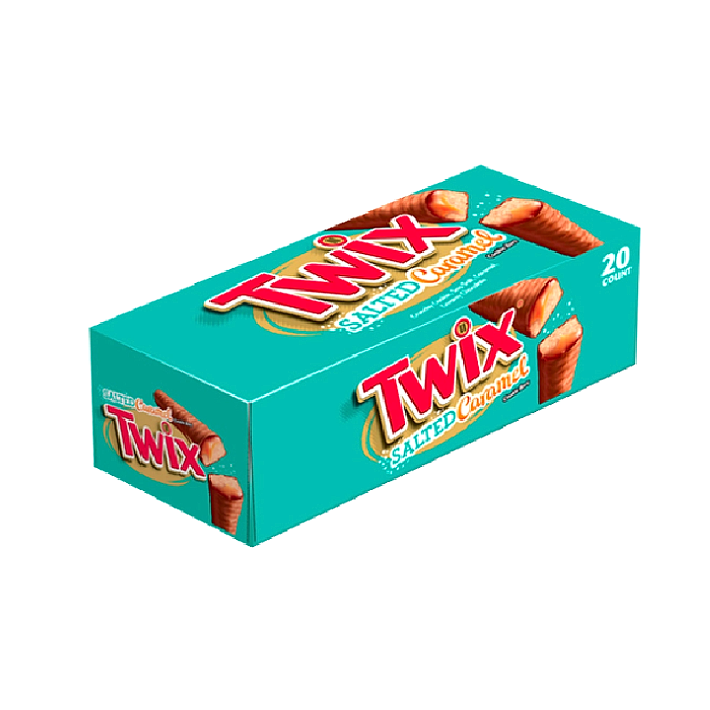 Twix Salted Caramel Standard Bar 40g - 20ct
