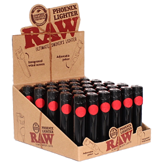 Raw Phoenix Lighter - 30ct - Black