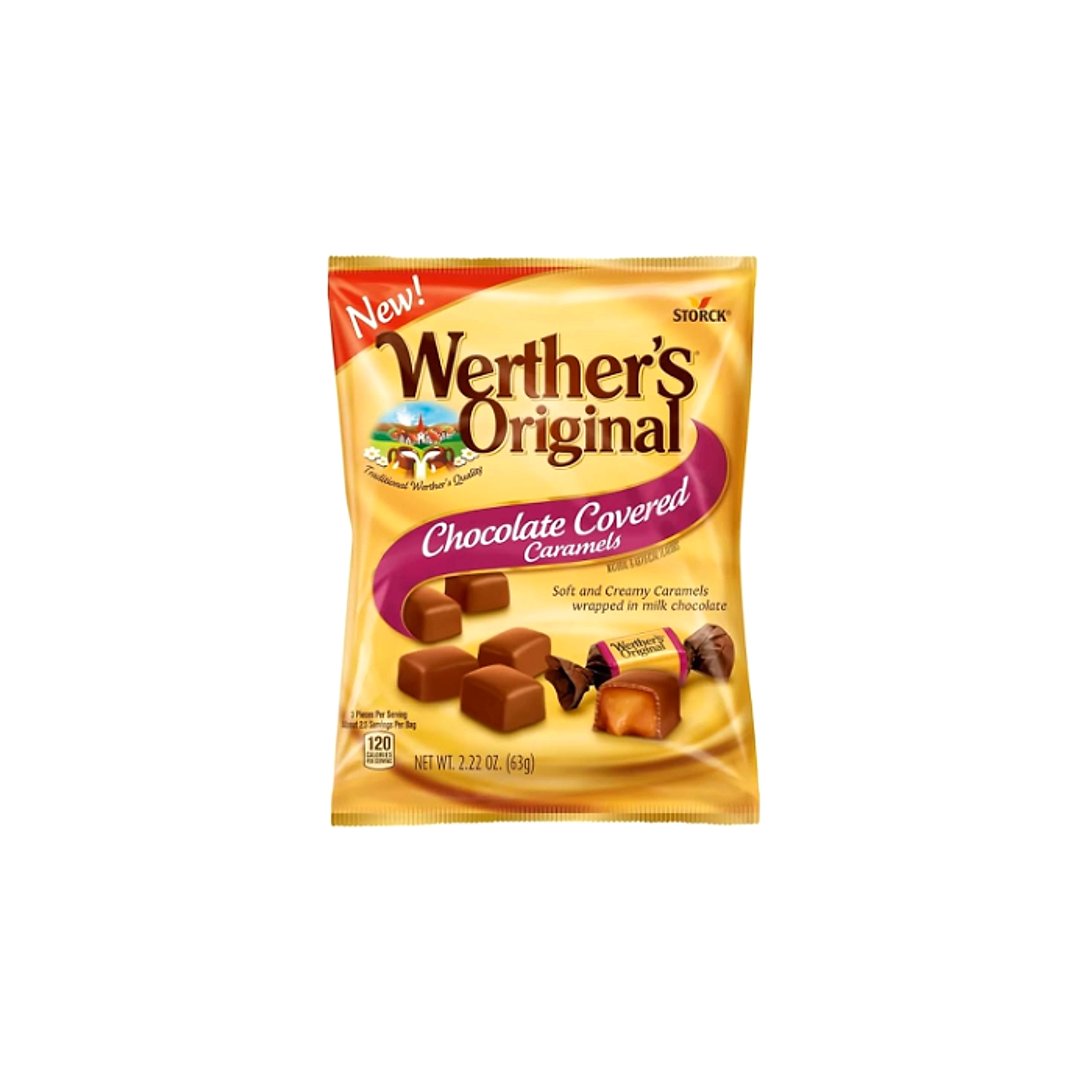 Werther's Original - Chocolate Covered Caramels - 68g - 12ct
