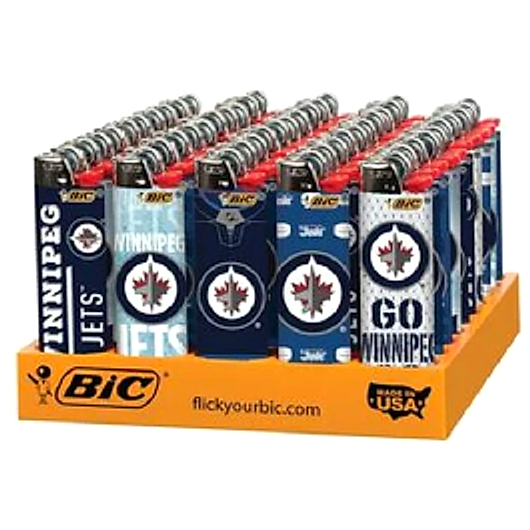 Bic Winnipeg Jets Series Lighters -50ct