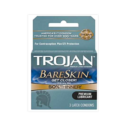 TROJAN - Bareskin Condoms - 6ct/3ea'