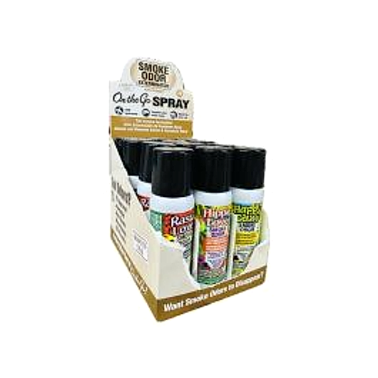 Smoke Odor Exterminator & Freshener Mini Spray 3oz - Assorted - 12ct - Display