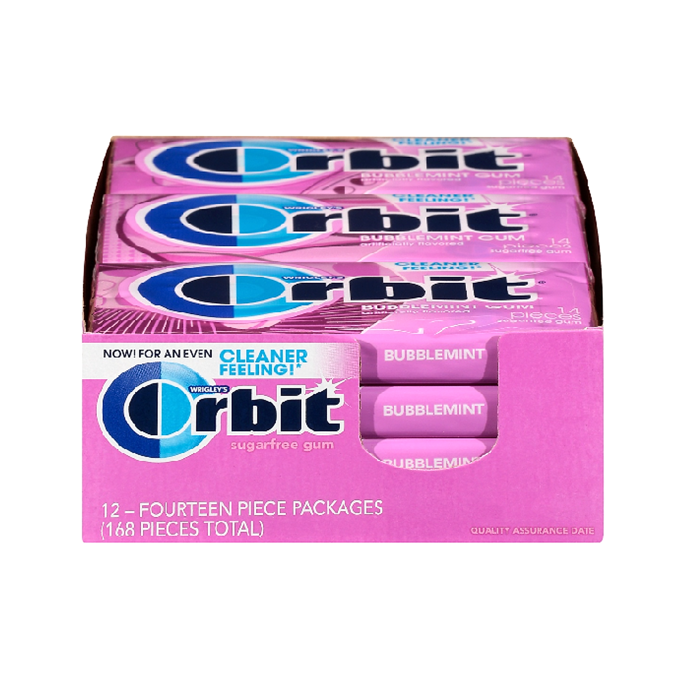 Orbit Sugar Free Gum - Bubblemint - 12ct