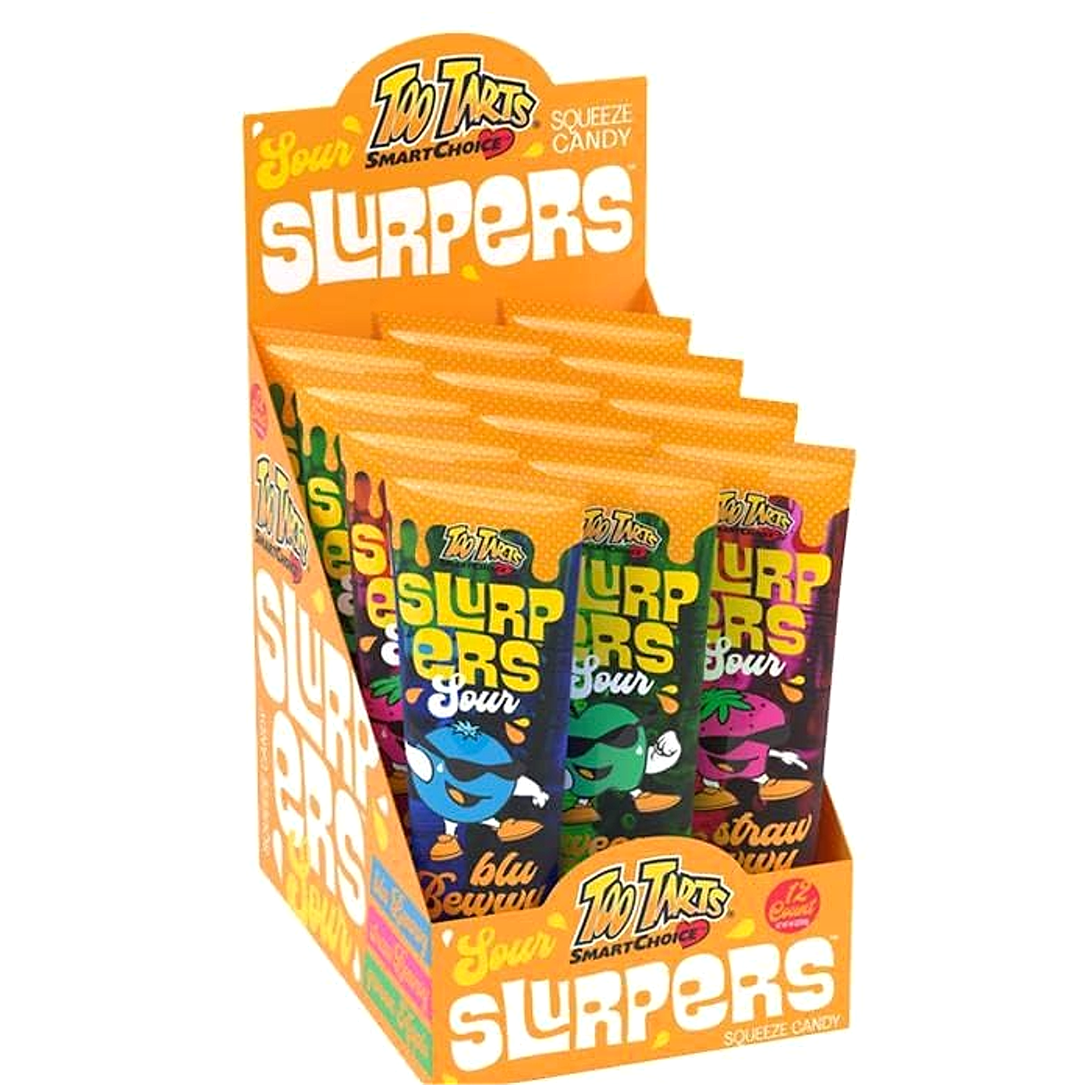 Too Tarts Slurpers Squeeze Candy - Sour - 114g -12ct