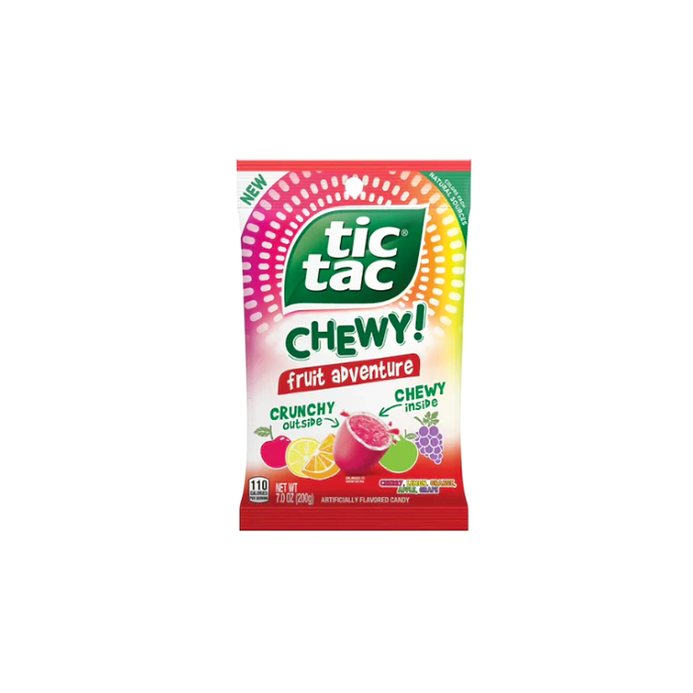 Tic-tac Chewy Fruit Adventure Candy - 12ct